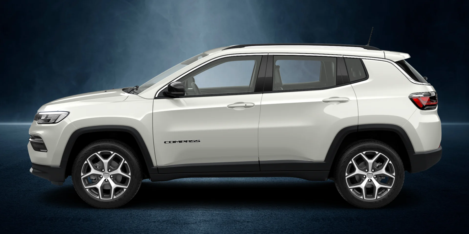 Lateral externa do carro Compass Longitude 1.3