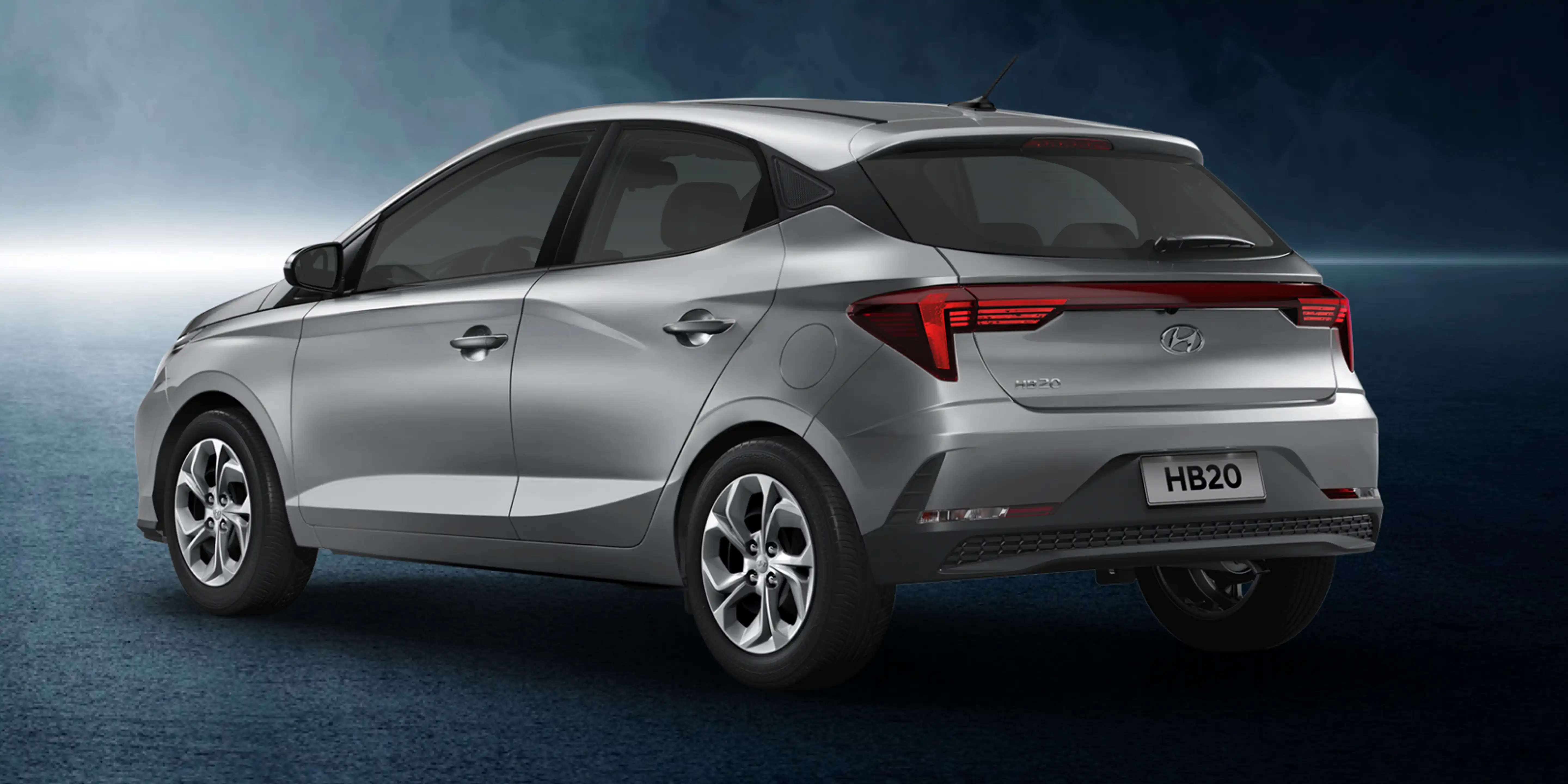 Lateral externa do carro Hyundai HB20