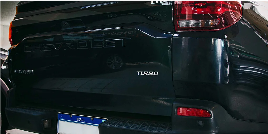 Traseira do carro Chevrolet Montana LTZ Turbo Flex 2024