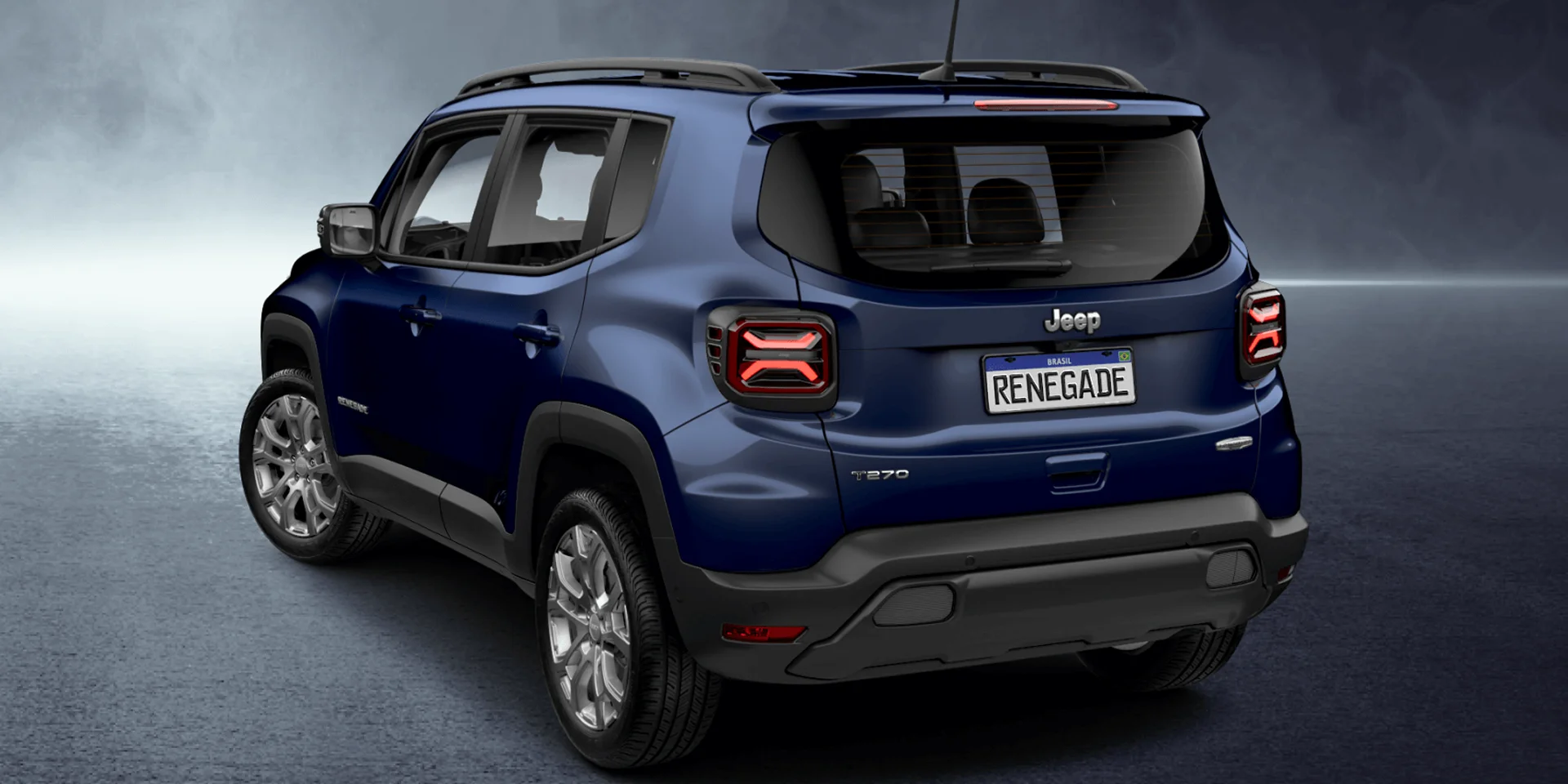 Detalhe externo do carro Renegade Longitude 1.3